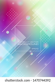 Abstract blurred color background with geometric shapes. Vector Eps10