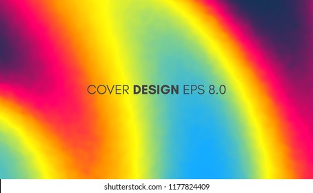 Abstract blurred color background. Modern screen vector design for mobile app. Trendy gradients. 