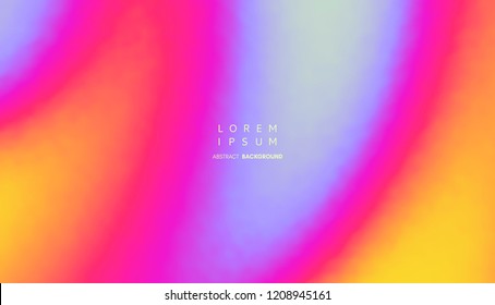 Abstract blurred color background. Modern screen vector design for mobile app. Trendy gradients. 