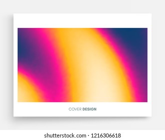 Abstract blurred color background. Modern screen vector design for mobile app. Trendy gradients. 