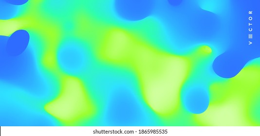 Abstract blurred color background. Trendy gradients. Vector illustration for advertising, marketing, presentation or screen. Fantasy digital art. 
