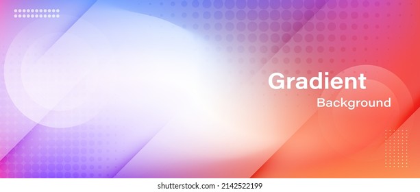 Abstract blurred color gradient background vector.