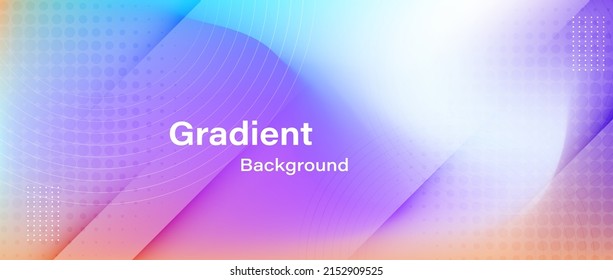Abstract blurred color gradient background vector.