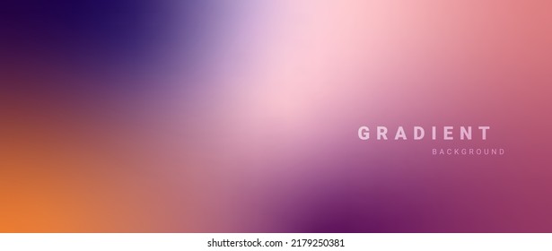 Abstract blurred color gradient background vector.