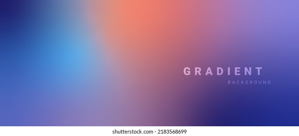 Abstract blurred color gradient background vector.