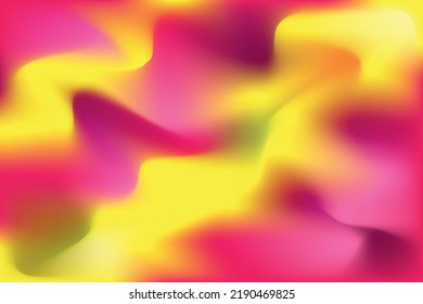Abstract Blurred color gradient background. Beautiful wave backdrop. Vector illustration for your graphic design, banner, poster, card or wallpaper, theme