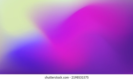 Abstract blurred color gradient background. Modern template for banner, flyers, posters, cards, covers. Bright colored liquid graphic composition. Vector illustration.