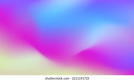Abstract blurred color gradient background. Modern template for banner, flyers, posters, cards, covers. Bright colored liquid graphic composition. Vector illustration