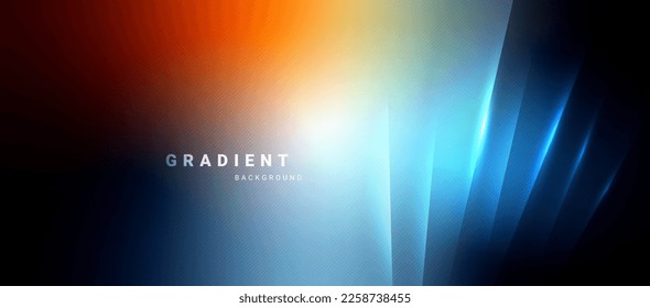 Abstract blurred color gradient background vector.