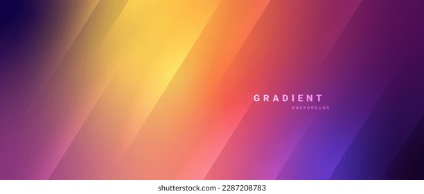 Abstract blurred color gradient background vector