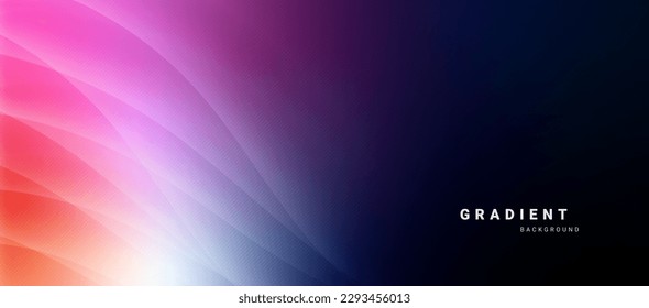 Abstract blurred color gradient background vector