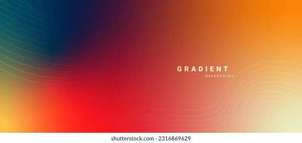 Abstract blurred color gradient background vector