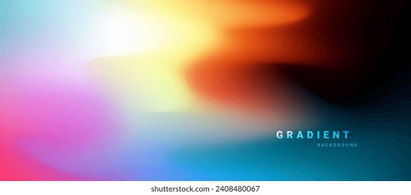 Resumen vector de fondo de degradado de color borroso.