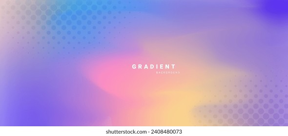 Abstract blurred color gradient background vector.