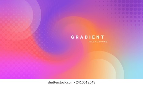 Abstract blurred color gradient background vector.