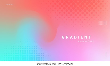 Abstract blurred color gradient background vector.