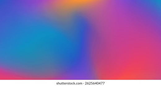 Abstractas fondo de color borroso. Transición suave de colores brillantes. Gradiente colorido. Fondo de arco iris. Ilustración vectorial