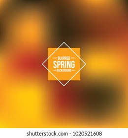 Abstract Blurred Colorful Background
