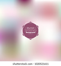 Abstract Blurred Colorful Background