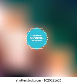 Abstract Blurred Colorful Background