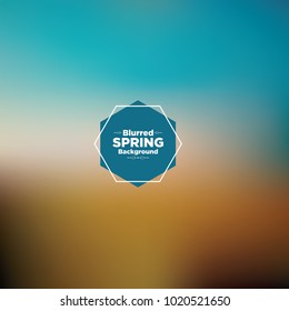 Abstract Blurred Colorful Background