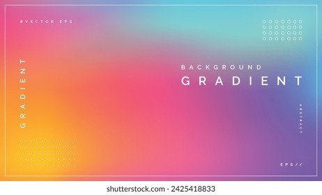 Abstract Blurred Colorful Background Pastel Colors Vector Template Gradient