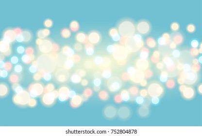 Abstract blurred colorful circles