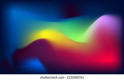 Abstract blurred colorful dark background for your design