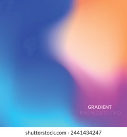 Abstract blurred colorful gradient background
