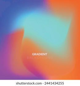 Fondo de degradado de colores difuminado abstracto
