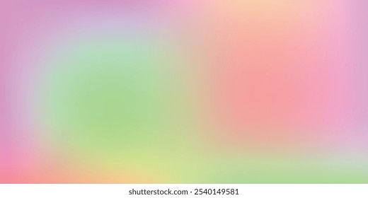 Abstract Blurred colorful gradient background.Vector illustration for your graphic design, banner, poster, card or wallpaper, theme.four color gradient background color. Blend corners image abstract.