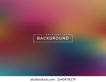 Abstract blurred colorful gradient mesh background vector
