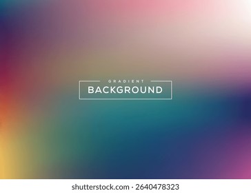 Abstract blurred colorful gradient mesh background vector