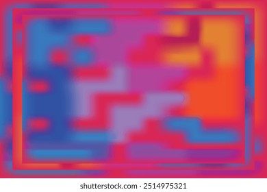 Abstract blurred colorful gradient neon background, Wide banner modern technology design.