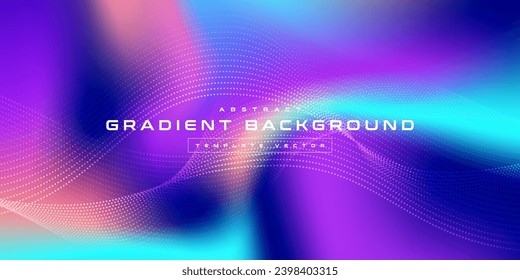 Abstract blurred colorful mesh gradient background, futuristic wallpapers branding, business card, soft pastel color, geometric line dot tech, digital cyber ai technology, presentation template vector