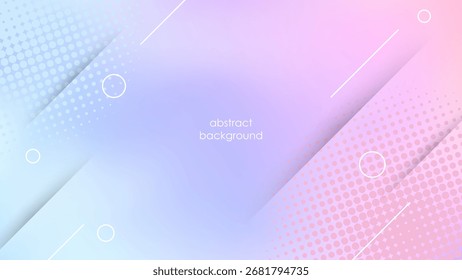 Abstractas fondo de degradado de malla colorido borroso. Fondo de Anuncio minimalista, gradaciones de colores pastel. Ilustración vectorial