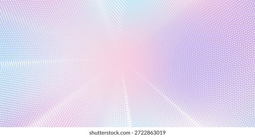 Abstrakte unscharfe bunte Mesh Farbverlauf Hintergrund, futuristische Tapeten Branding, Visitenkarte, weiche Pastellfarbe, geometrische Linie Punkt Tech, digitale Cyber-Air-Technologie, Präsentationsvorlage Vektor