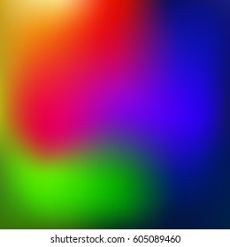 Abstract, Blurred colorful rainbow background. Vector illustration