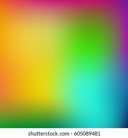 Abstract, Blurred colorful rainbow background. Vector illustration