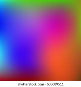 Abstract, Blurred colorful rainbow background. Vector illustration