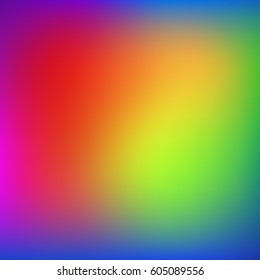 Abstract, Blurred colorful rainbow background. Vector illustration
