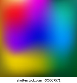 Abstract, Blurred colorful rainbow background. Vector illustration