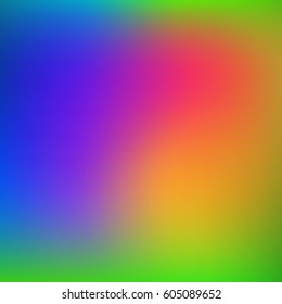 Abstract, Blurred colorful rainbow background. Vector illustration