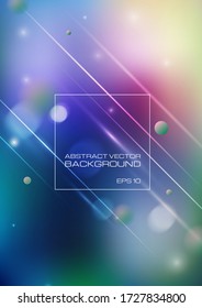 Abstract blurred colors background. Vector Eps10