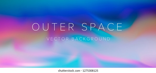 Abstract blurred futuristic vector background. Iridescent rosy texture, holograph foil/ paper. 