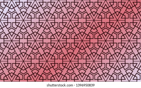 Abstract Blurred Geometric Background. For Abstract Modern Screen Design For Mobile App. Vector Illustration.