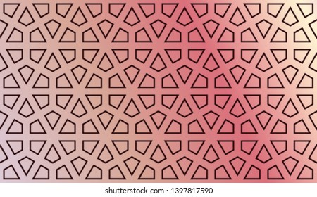 Abstract Blurred Geometric Background. For Abstract Modern Screen Design For Mobile App. Vector Illustration.