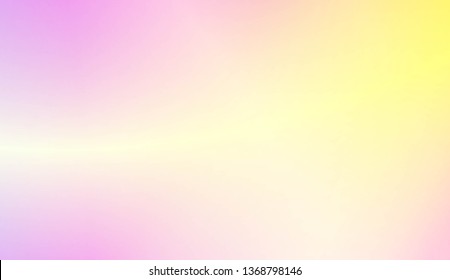 Abstract Blurred Gradient Background. For Bright Website Banner, Invitation Card, Screen Wallpaper. Vector Illustration