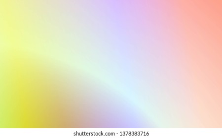 Abstract Blurred Gradient Background. For Bright Website Banner, Invitation Card, Screen Wallpaper. Vector Illustration