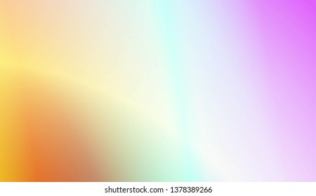 Abstract Blurred Gradient Background. For Bright Website Banner, Invitation Card, Screen Wallpaper. Vector Illustration